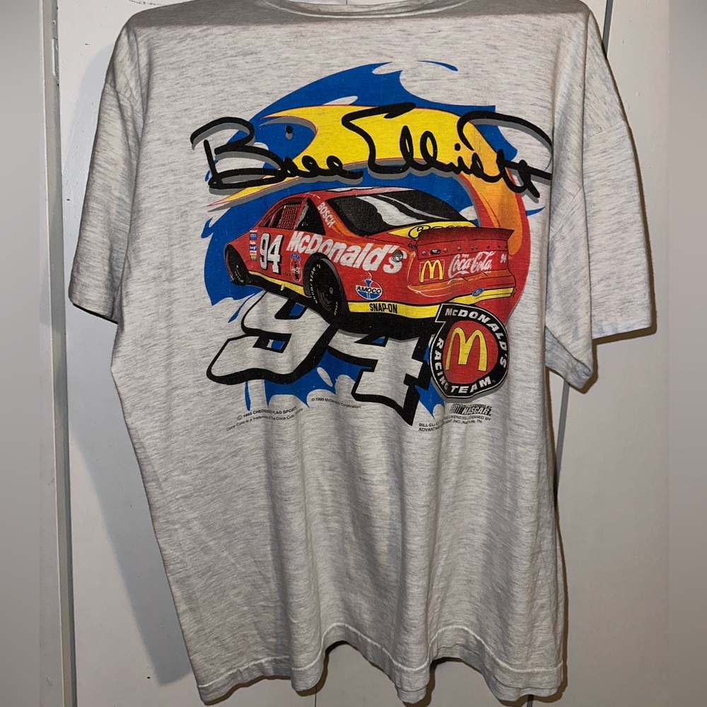 Rare Vintage Bill Elliott McDonald’s Shirt